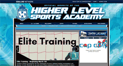 Desktop Screenshot of higherlevelsportsacademy.com