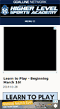 Mobile Screenshot of higherlevelsportsacademy.com